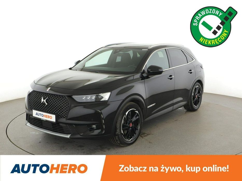 DS Automobiles DS 7 Crossback PHEV 4x4 skóra/alcantara panorama full LED virtual cocpit navi kamery