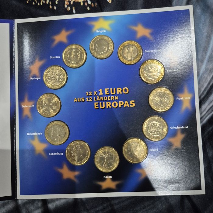 Klaser monet 1 euro
