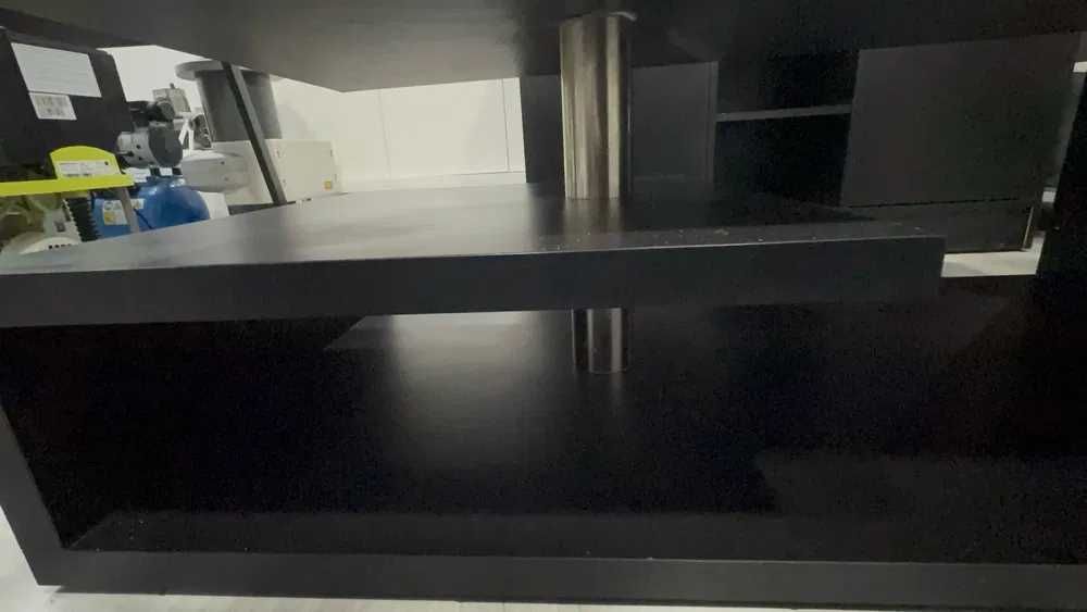 Mesa de Centro Moderna 125×65×45 cm – Preta [42]