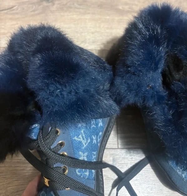 Buty kozaki stylu Louis Vuitton