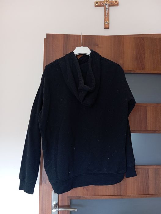 Czarna bluza z kapturem hm tanio cheap wiosna spring woman kobieta