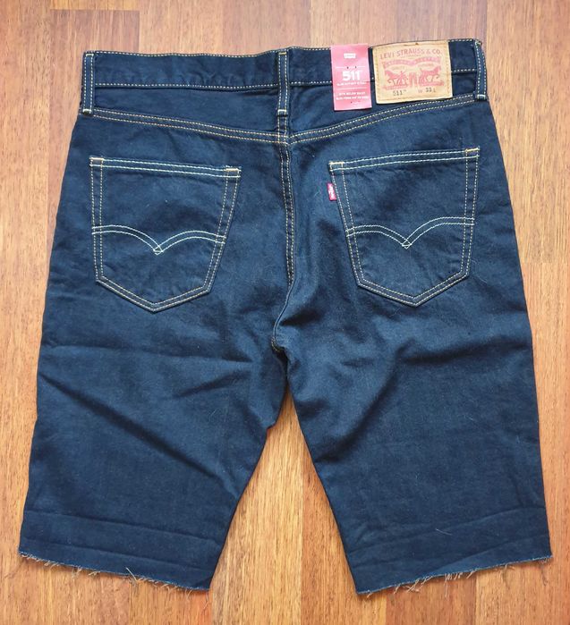 Шорти Levis 511 W33 (оригінал, не відрізані джинси)