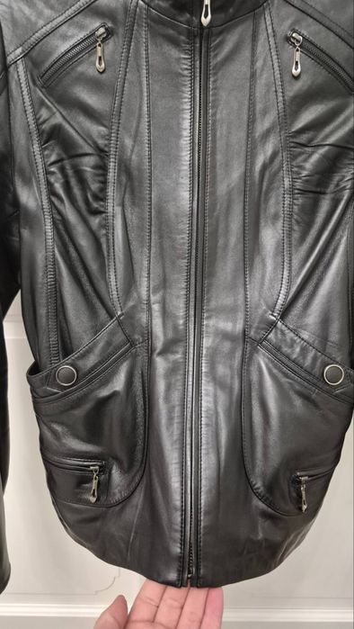 Бомбер  натуральна шкіра