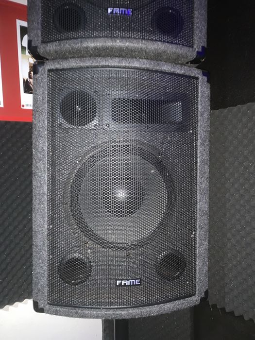 Mesa de som + colunas