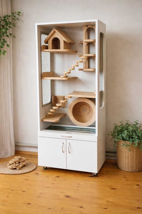 Виготовлення вітрин для шиншил, білок та дегу під замовлення