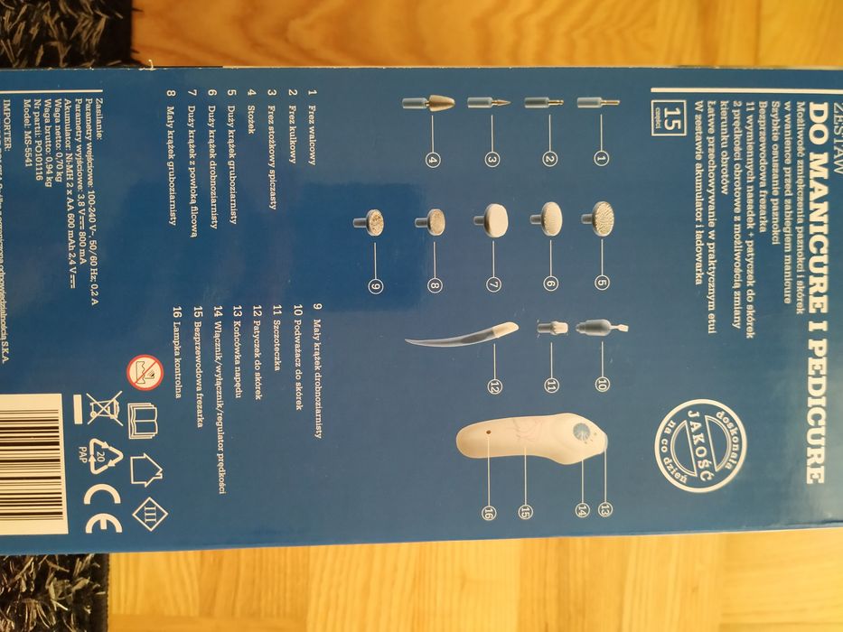 Zestaw do manicure i pedicure beautiful you nowy