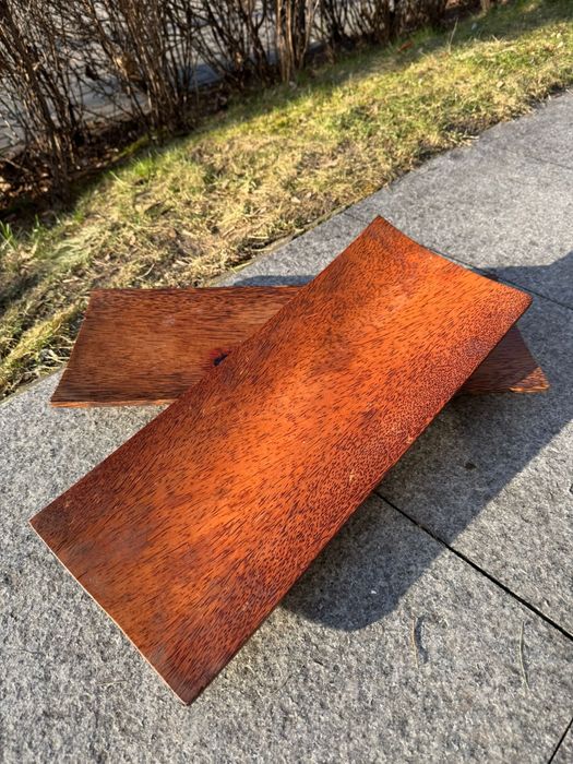 Zestaw 2 drewnianych półek