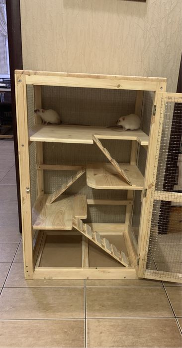 Вітрина, клітка для шиншил, дегу, крисок, тхорів та кроликів