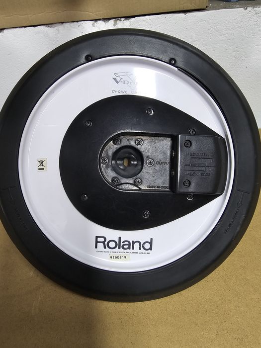 Pad trzystrefowy talerz crash ride Roland CY12R/C Td
