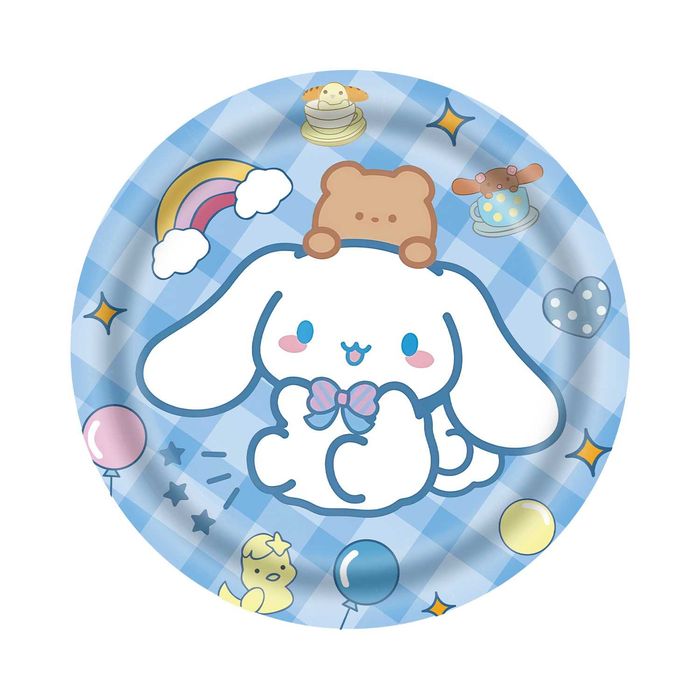 Cinnamoroll zestaw urodziny kubki talerze 40 elem. kubeczki talerzyki