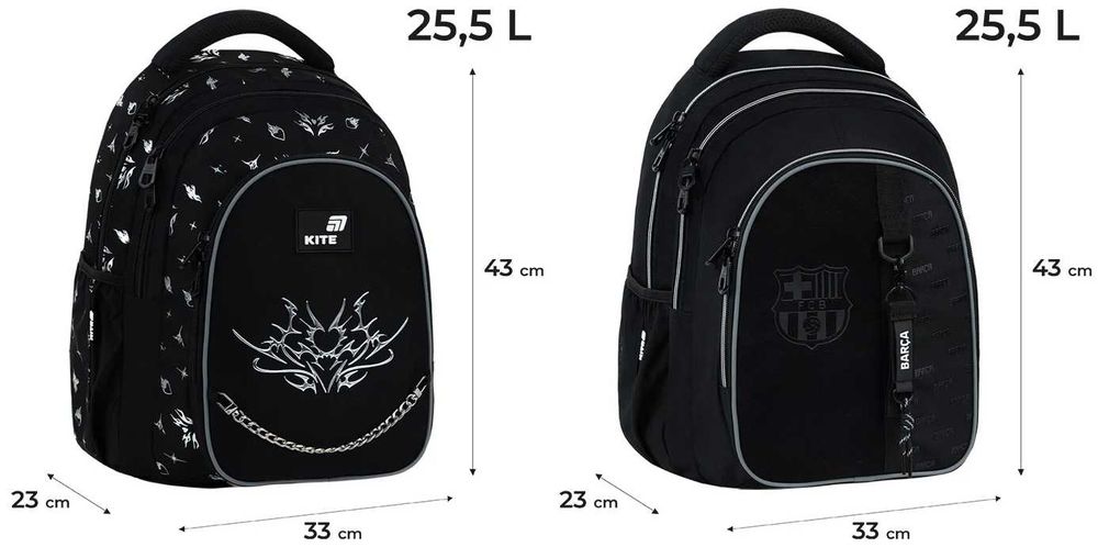 Рюкзак Kite Education teens 903L 8001L пенал пляшка