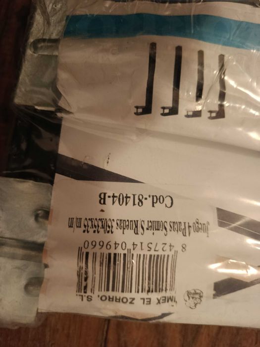 2 Conjunto de 4 pés para Sommier - (350mm x 35mm )