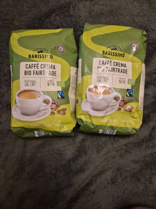 Kawa ziarnista Barissimo Bio Fairtrade 2x1kg Caffe Crema