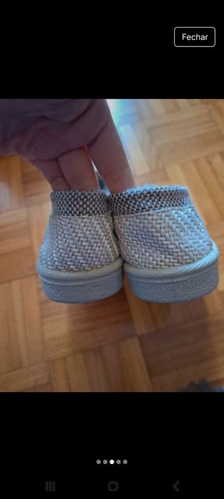 Sapatilhas tipo Alpercatas ,mocassins, bege
Novas