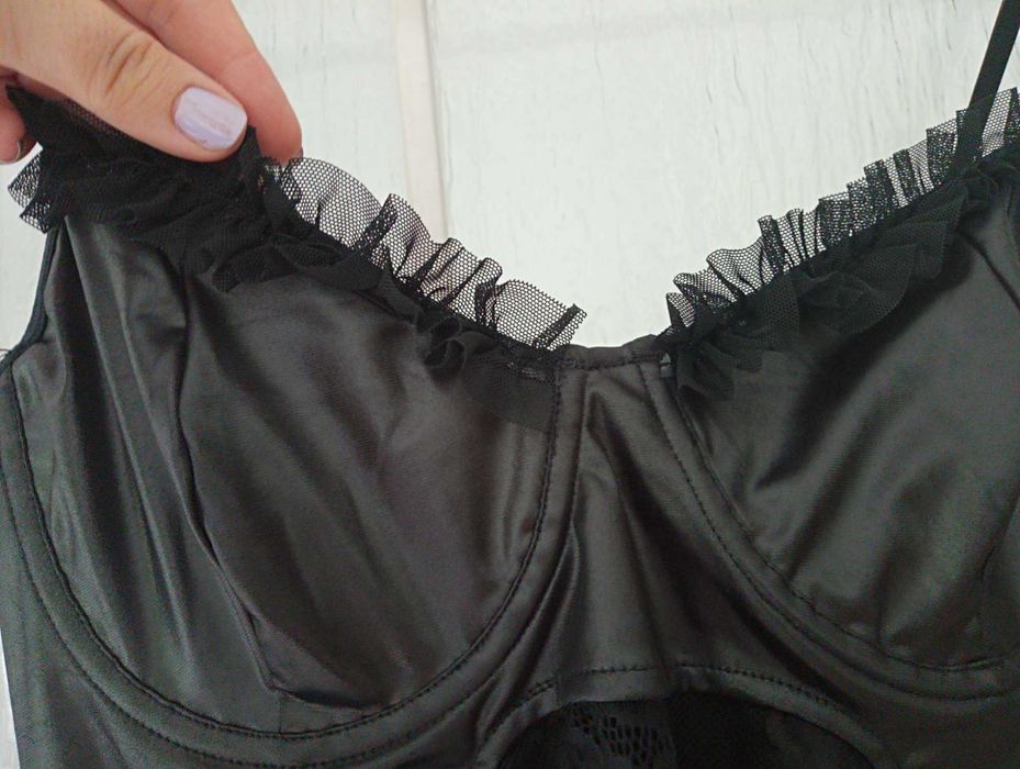 Lateksowy komplet nocny,XL