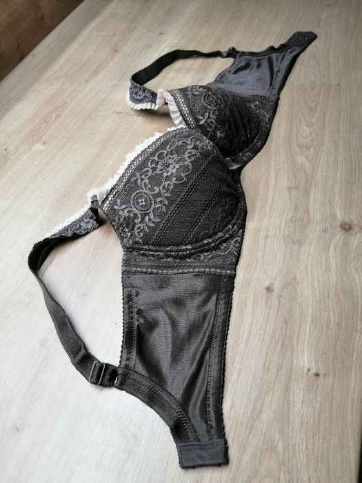 Biustonosz stanik 70C brązowy