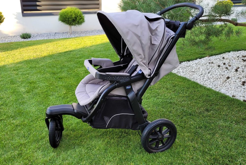 Коляска 3 в 1 CHICCO Trio Activ3 Top (Чіко). Дитячий візок-всюдихід у повній комплектації