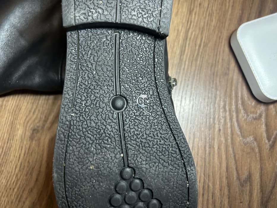 Сапоги труби  жокейки ботфорти кожа