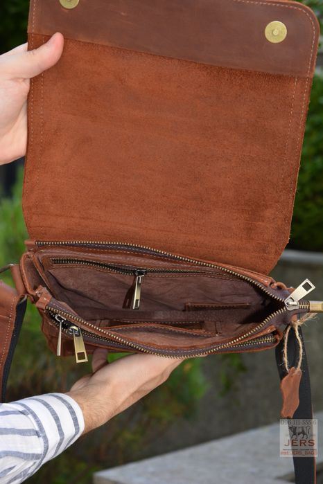 Кожаная сумка барсетка мужская через на плечо чоловіча шкіряна плече
