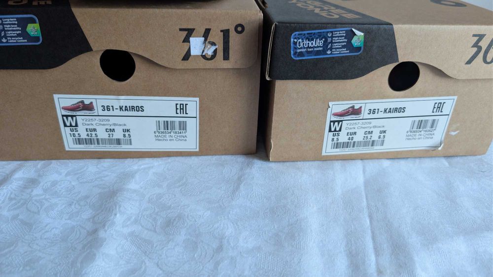 Nowe buty Do biegania 361 kairos 40 41.5