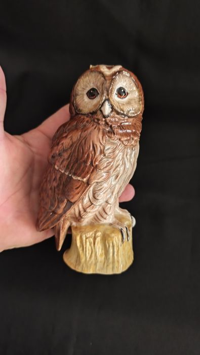 Garrafa / Decanter de Cerâmica da Royal Doulton - Coruja tawny