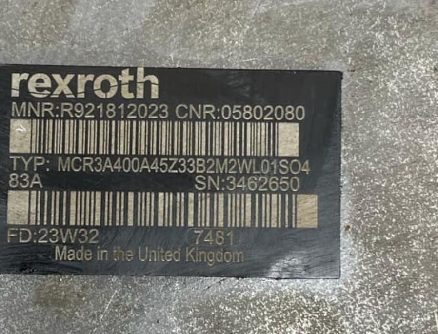 Napęd silnik hydrauliczny rexroth