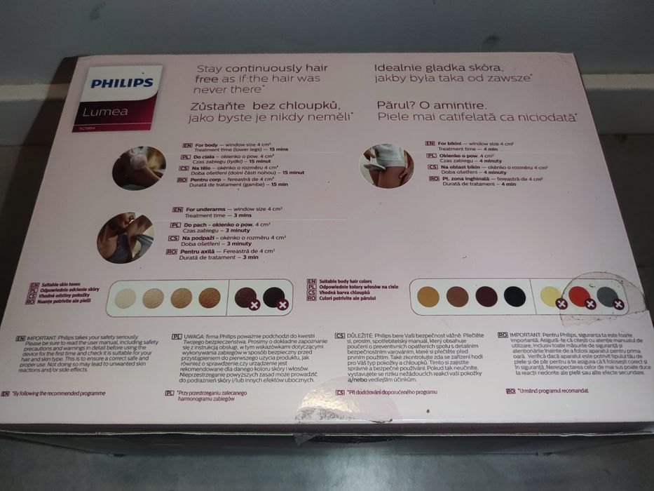 Depilator IPL Philips Lumea Advanced SC1994 Nowy otwarty
