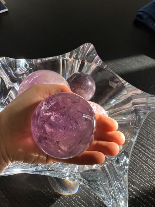 Conjunto de ametistas