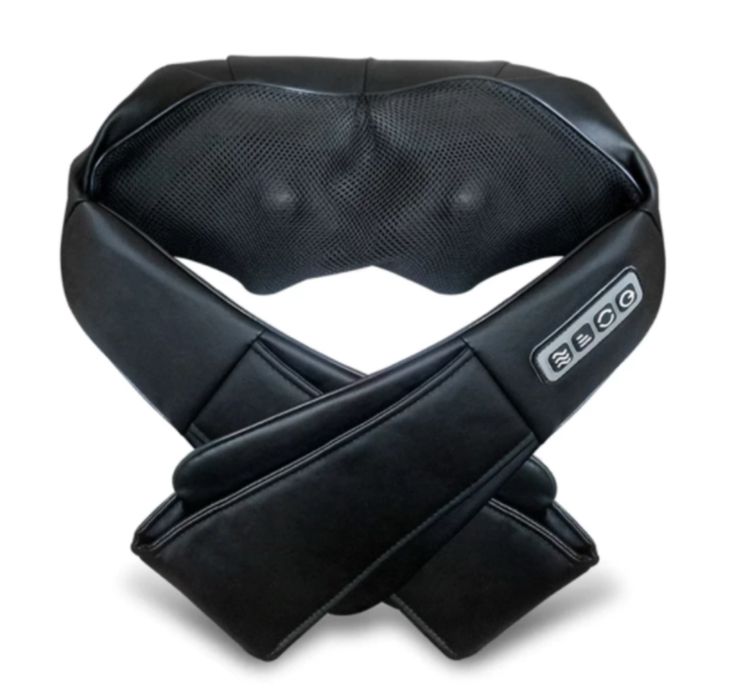 Elektryczny masażer SHIATSU (ruchome głowice + funkcja podgrzewania)