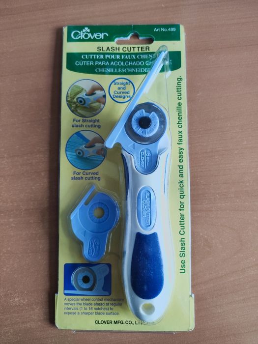 Продам розкрійний ніж для рукоділля  Clover №28 з насадками для синелі