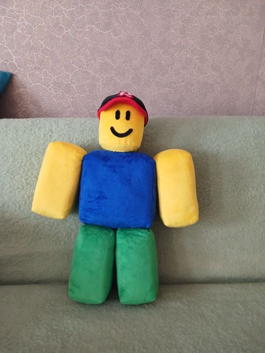 Нуб ,roblox ,м'яка іграшка- подушка.