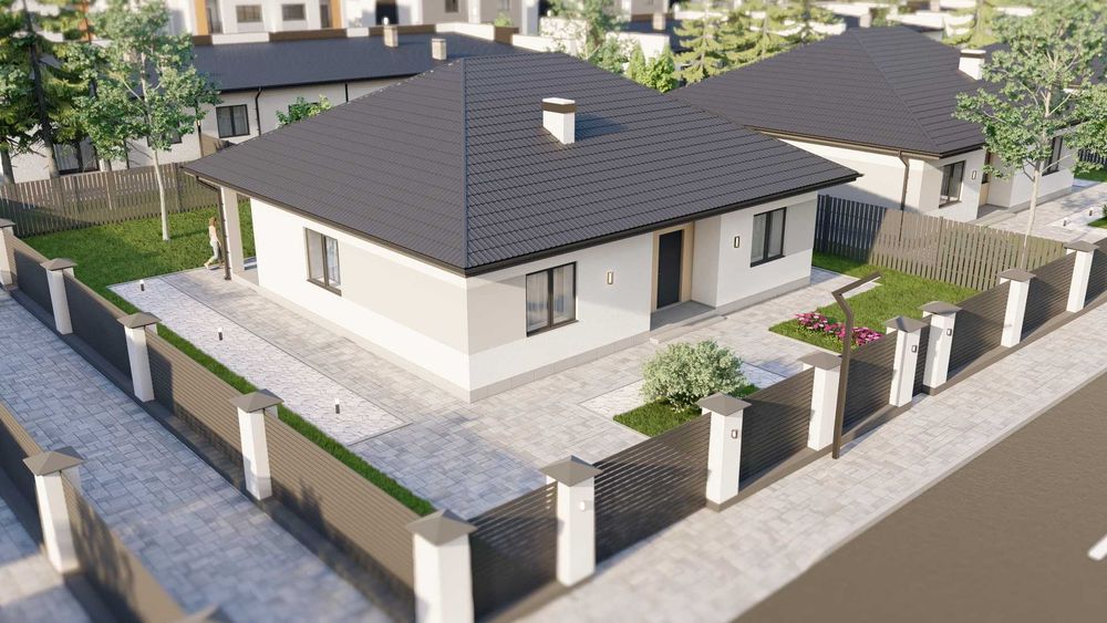Одноповерховий будинок 120м² з МІСЬКИМИ комунікаціями! 6 соток.
