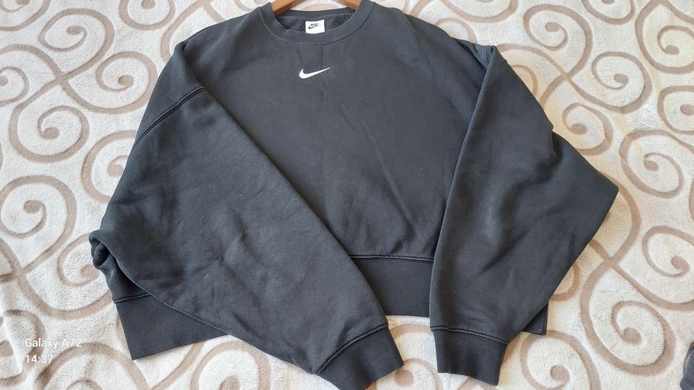 Свитшот, толстовка,  худи Nike укороченый . Оверсайз.