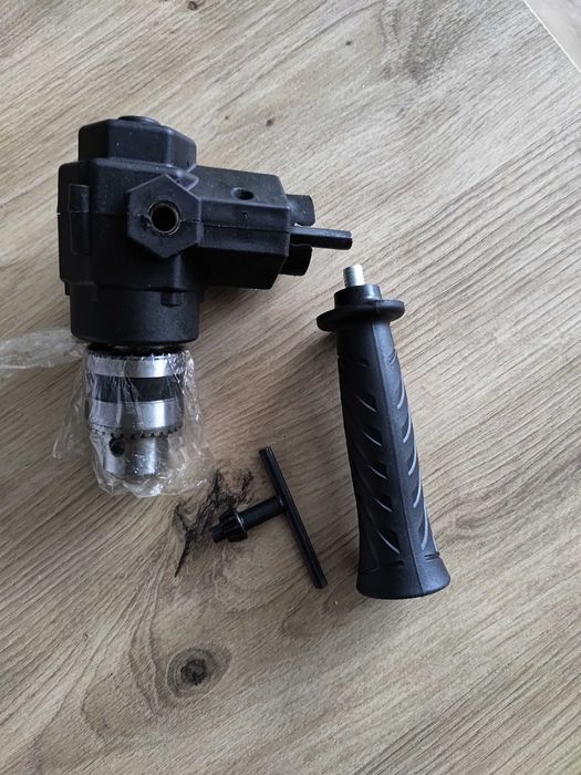 Adapter do wiertarki pod kątem prostym,  Wymiary 12 cm x 8 cm