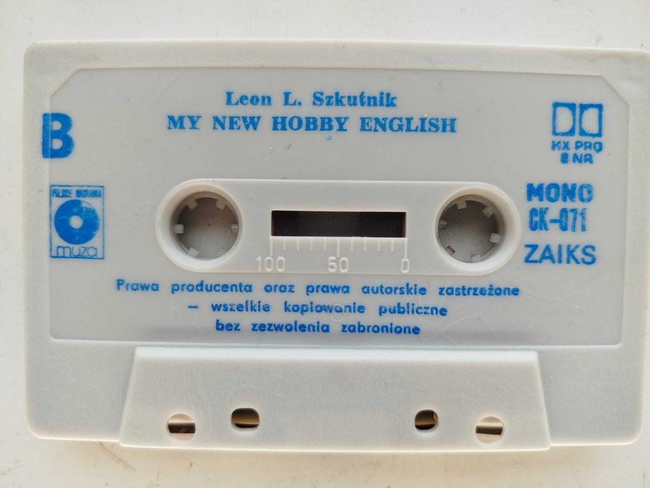 My New Hobby English Leszek Szkutnik kaseta Polskie Nagrania 33-42