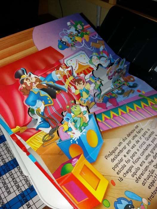 Pinóquio - Livro infantil tridimensional