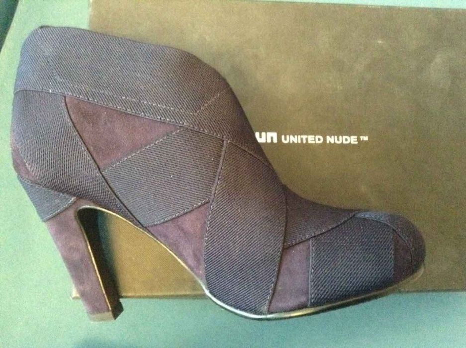 Ботинки-Ботильоны фиолетовые новые