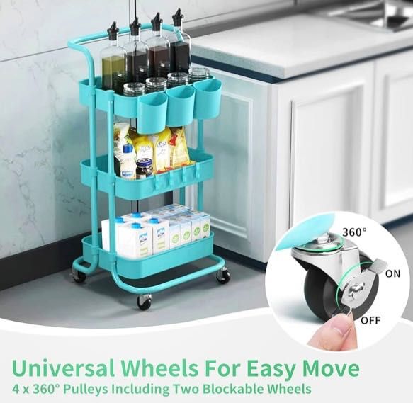 Wózek do przechowywania, dom, fryzjer