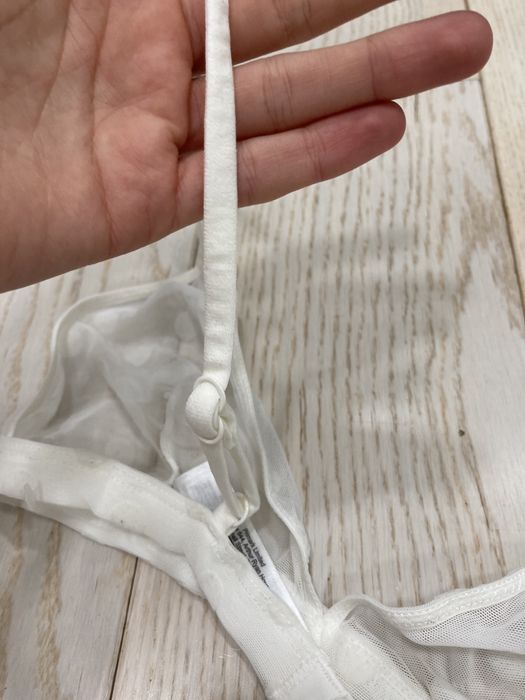 Komplet sexi bielizny majtki stringi.