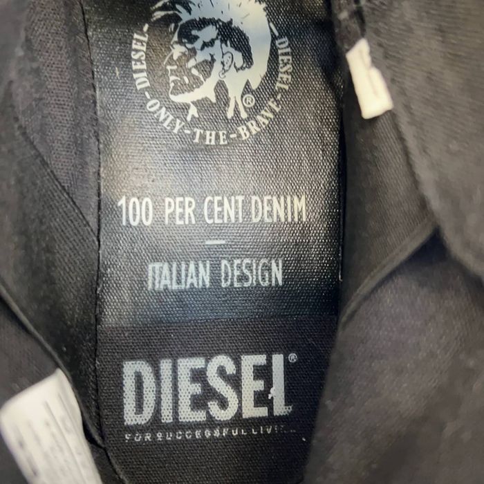 Diesel leather high trainers