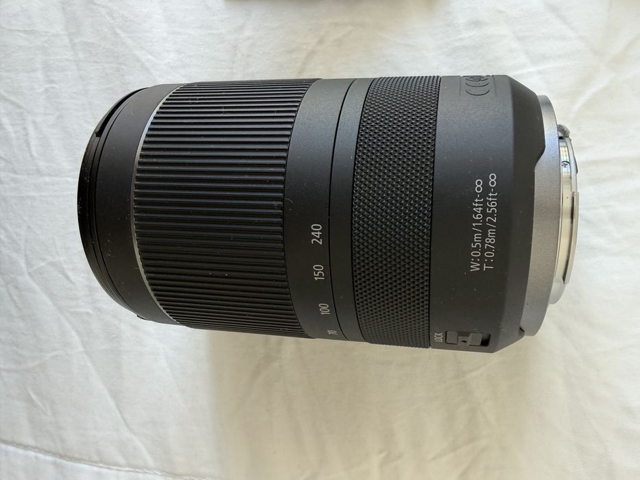 Vendo Objetiva Canon RF 24-240mm IS Nano USM com fatura e garantia