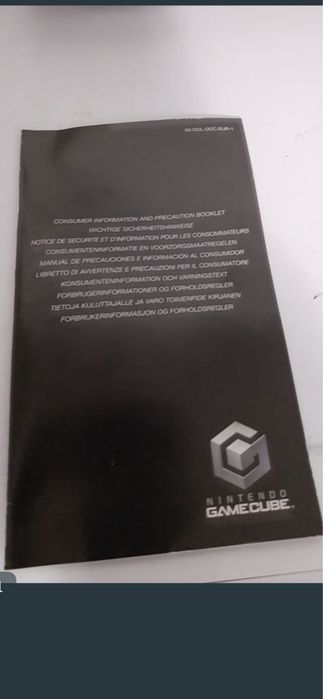 Manual instrucoes Nintendo Gamecube