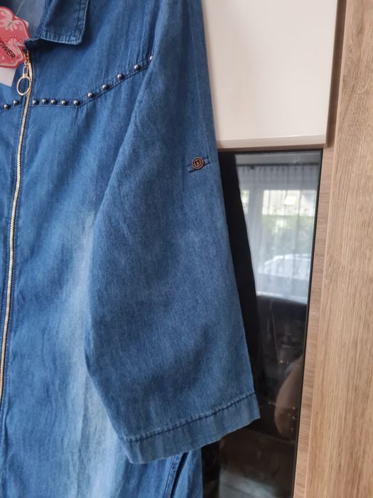 Sukienka w kolorze jeans