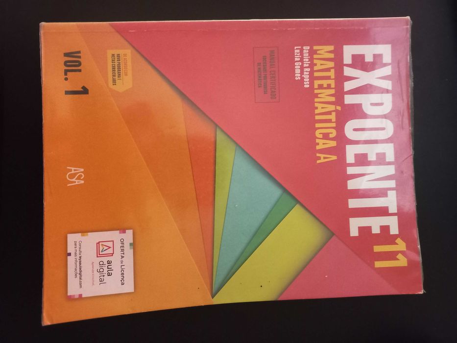 Livros matemática 11º ano - Expoente Volumes 1, 2 e 3 + C. atividades