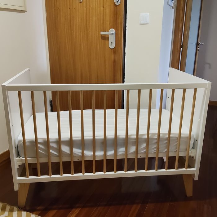 Cama bebé 3 em 1 com colchão