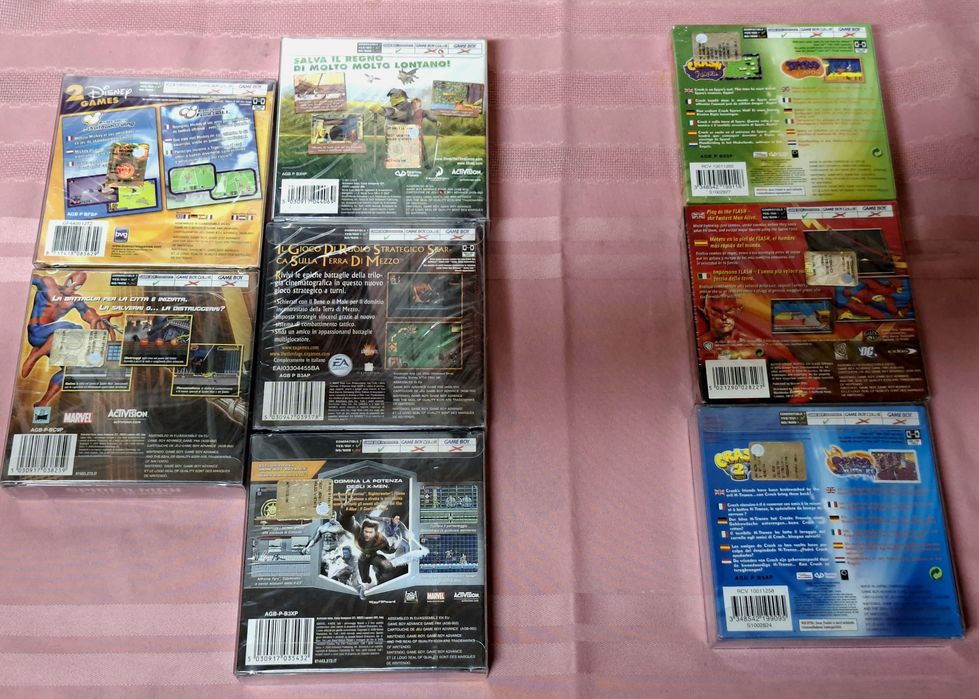 Jogos nintendo gameboy advance Novos e Selados
