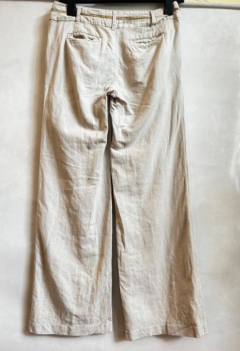 Damski garnitur lniany, marynarka+spodnie