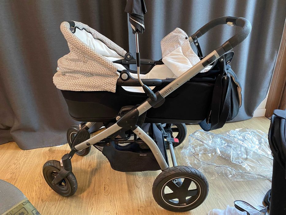 Wózek Maxi Cosi Mega zestaw !!! plus stelarz łóżeczka dziecięcego.