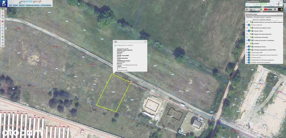 Działka 9.6ar Podbrzezie Dolne. Projekt i uzyskanie pozwolenia w cenie