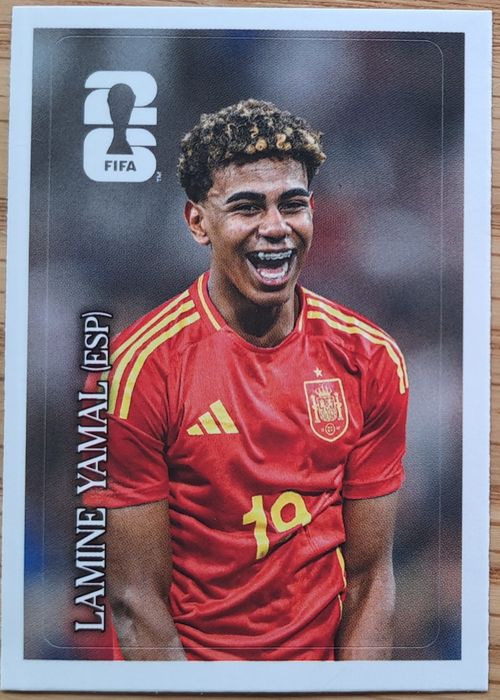 Cromo coca cola Lamine Yamal Panini Fifa World Cup 2026